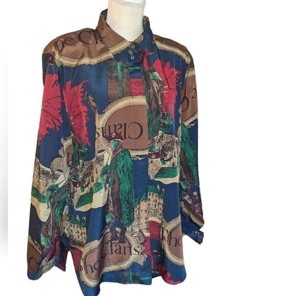 Lady Shapely vintage blouse size 24W‎ - Picture 2 of 6